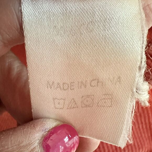 Chicka-d Ribbed Corded Crop Top Boxy‎ Pullover Red Oklahoma  Size S - Picture 13 of 14